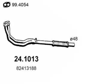 24.1013 ASSO Труба выхлопного газа