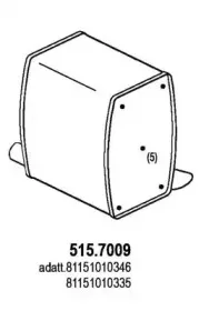 515.7009 ASSO Средний / конечный глушитель ОГ