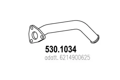 5301034 ASSO Труба выхлопного газа