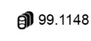 99.1148 ASSO Кронштейн, система выпуска ОГ