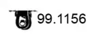 99.1156 ASSO Кронштейн, система выпуска ОГ