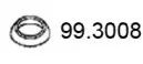 99.3008 ASSO Уплотнительное кольцо, труба выхлопного газа