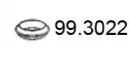 99.3022 ASSO Уплотнительное кольцо, труба выхлопного газа