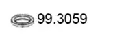 99.3059 ASSO Уплотнительное кольцо, труба выхлопного газа
