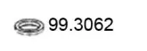 99.3062 ASSO Уплотнительное кольцо, труба выхлопного газа