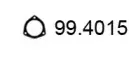 99.4015 ASSO Прокладка, труба выхлопного газа