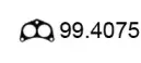 99.4075 ASSO Прокладка, труба выхлопного газа