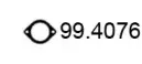 99.4076 ASSO Прокладка, труба выхлопного газа