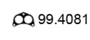 99.4081 ASSO Прокладка, труба выхлопного газа