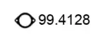 99.4128 ASSO Прокладка, труба выхлопного газа