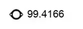 99.4166 ASSO Прокладка, труба выхлопного газа