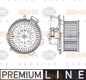 8EW 009 158-371 HELLA Вентилятор салона