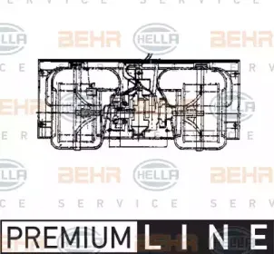 8EW 009 158-481 HELLA Вентилятор салона