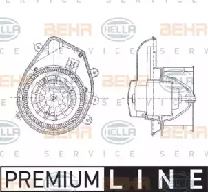 8EW 009 159-131 HELLA Вентилятор салона