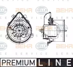 8EW 009 159-391 HELLA Вентилятор салона