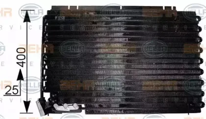 8FC 351 036-771 HELLA Конденсатор, кондиционер