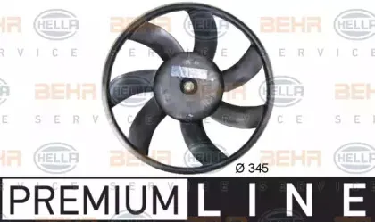 8EW 351 041-651 HELLA Вентилятор, охлаждение двигателя