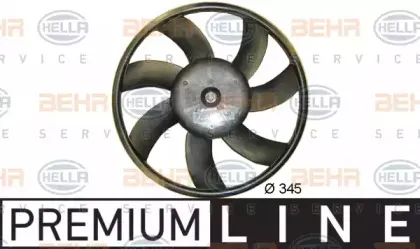 8EW 351 041-661 HELLA Вентилятор, охлаждение двигателя