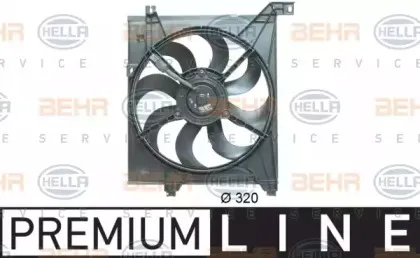 8EW 351 043-181 HELLA Вентилятор, охлаждение двигателя