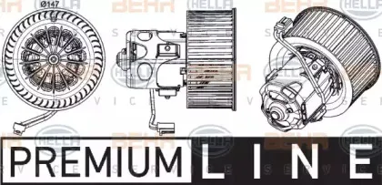 8EW 351 043-271 HELLA Вентилятор салона