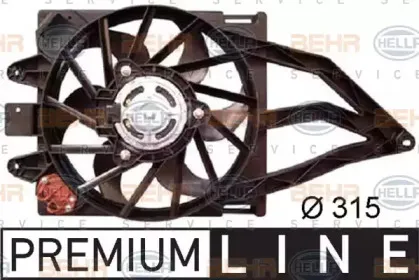 8EW 351 044-401 HELLA Вентилятор, охлаждение двигателя