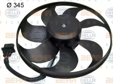 8EW 351 044-611 HELLA Вентилятор, охлаждение двигателя