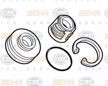 9GR 351 172-801 HELLA Набор прокладок, комрессор