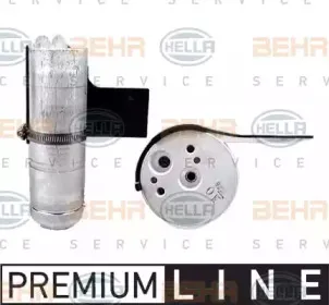 8FT 351 197-471 HELLA Осушитель, кондиционер