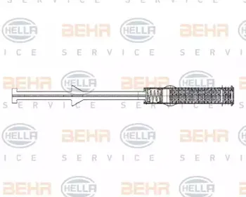 8FT 351 198-434 HELLA Осушитель, кондиционер
