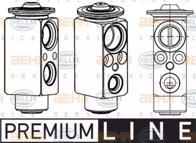 8UW 351 234-601 HELLA Форсунка, расширительный клапан