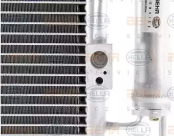 8FC 351 302-731 HELLA Конденсатор, кондиционер