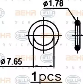 8FC 351 310-611 HELLA Конденсатор, кондиционер