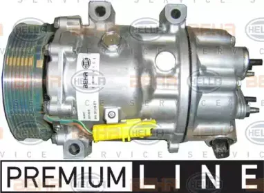 8FK 351 316-371 HELLA Компрессор, кондиционер