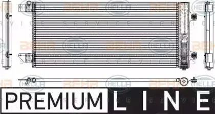 8FC 351 319-471 HELLA Конденсатор, кондиционер