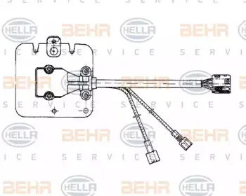 5HL 351 321-091 HELLA Регулятор, вентилятор салона