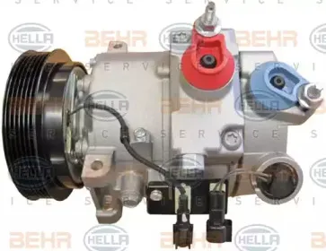 8FK 351 322-451 HELLA Компрессор, кондиционер