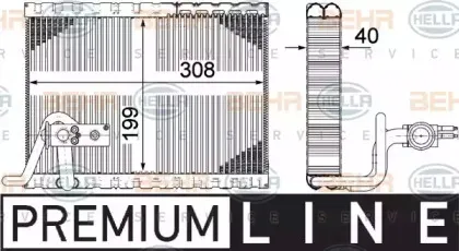 8FV 351 331-501 HELLA Испаритель, кондиционер