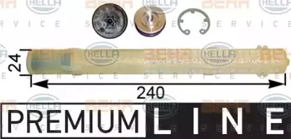 8FT 351 335-231 HELLA Осушитель, кондиционер