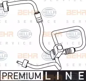 9GS 351 337-021 HELLA Трубопровод высокого давления, кондиционер