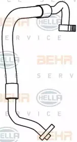 9GS 351 337-491 HELLA Трубопровод высокого / низкого давления, кондиционер