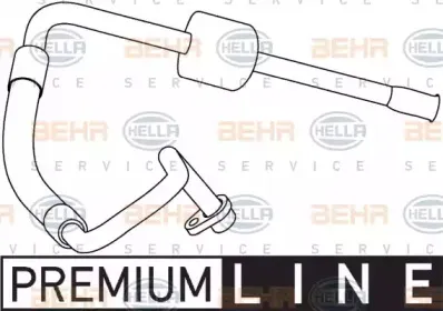 9GS 351 337-711 HELLA Трубопровод высокого / низкого давления, кондиционер