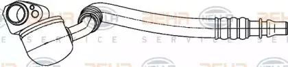 9GS 351 338-181 HELLA Трубопровод низкого давления, кондиционер