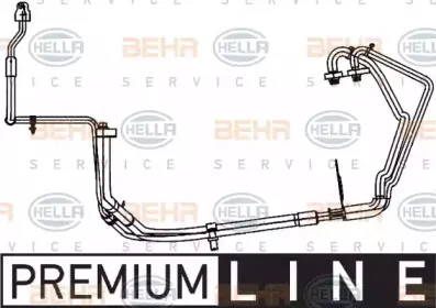 9GS 351 338-311 HELLA Трубопровод высокого / низкого давления, кондиционер