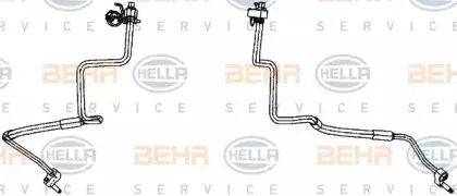 9GS 351 338-371 HELLA Трубопровод высокого давления, кондиционер