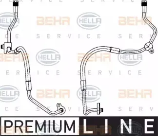 9GS 351 338-461 HELLA Трубопровод высокого давления, кондиционер