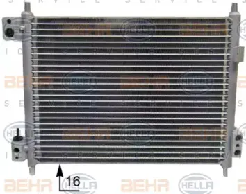 8FC 351 344-321 HELLA Конденсатор, кондиционер