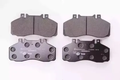 8DB 355 005-311 HELLA Комплект тормозных колодок, дисковый тормоз