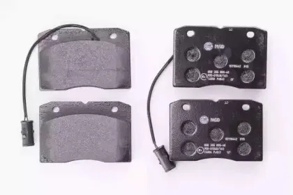 8DB 355 005-481 HELLA Комплект тормозных колодок, дисковый тормоз