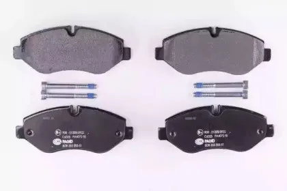 8DB 355 005-511 HELLA Комплект тормозных колодок, дисковый тормоз