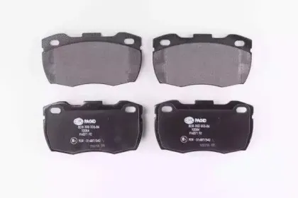 8DB 355 005-861 HELLA Комплект тормозных колодок, дисковый тормоз